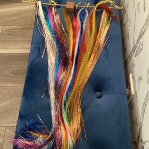 Hair tinsel and holder salon or personal